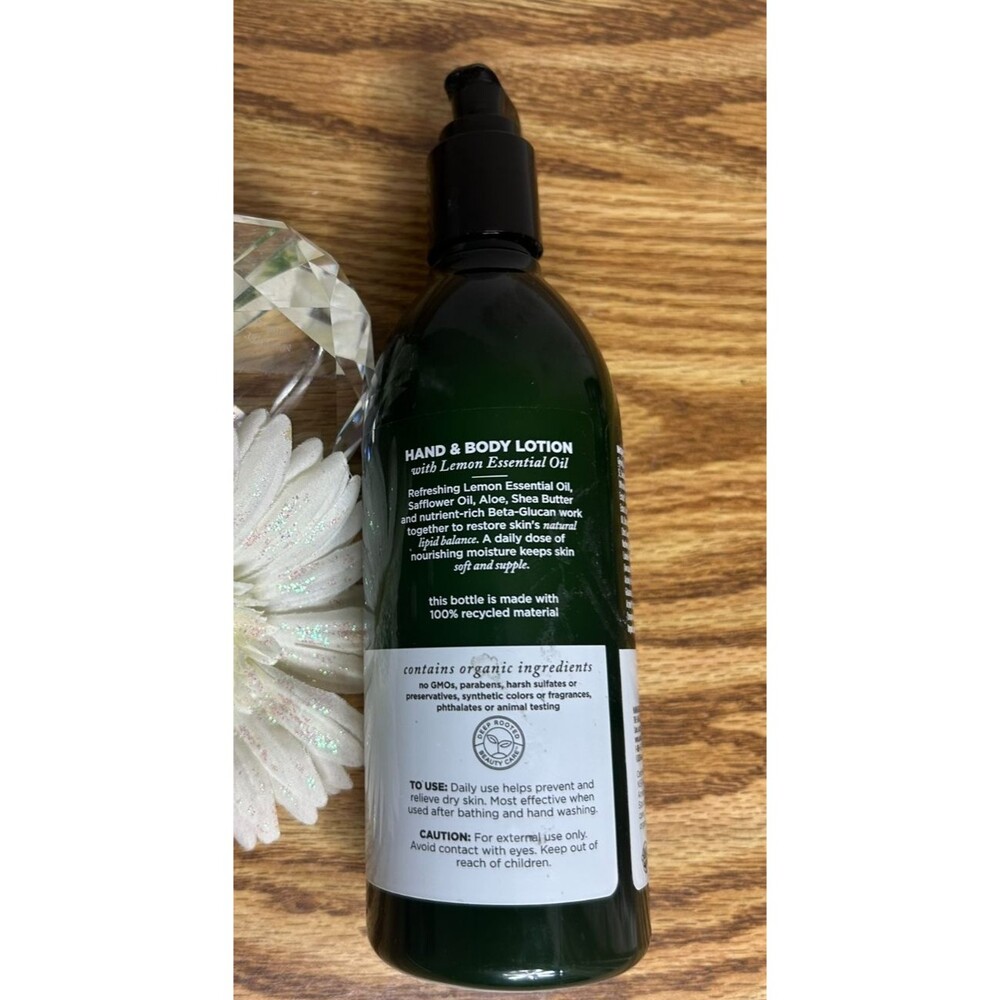 SOLD: Avalon Organics Natural Hand & Body Lotion, Refreshing Lemon 12 Oz - Picture 5 of 5